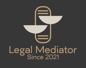 Law & Justice Scale  logo design