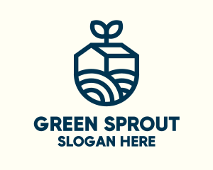 Blue Sprout Barn  logo design