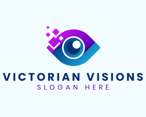 Digital Lens Technology logo design