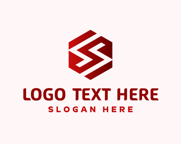 Modern Tech Hexagon Letter S logo