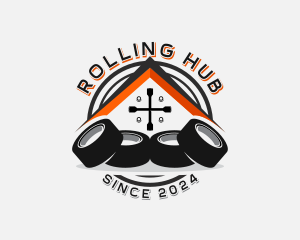 Tire Maintenance Garage logo design