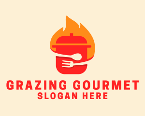 Hot Soup Restaurant  logo design