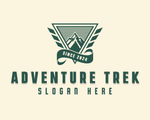 Adventure Mountain Peak logo design