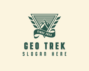 Adventure Mountain Peak logo design