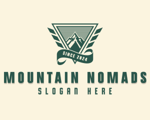 Adventure Mountain Peak logo design