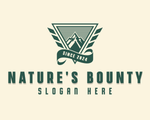 Adventure Mountain Peak logo design