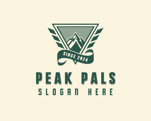 Adventure Mountain Peak logo design