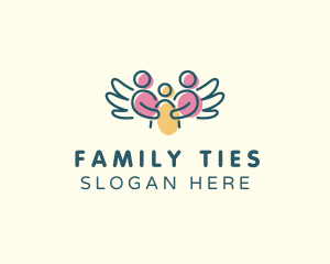 Family Angel Charity logo design