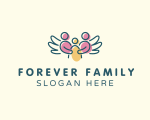 Family Angel Charity logo design