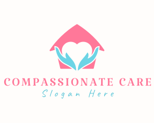 Heart House Care  logo design