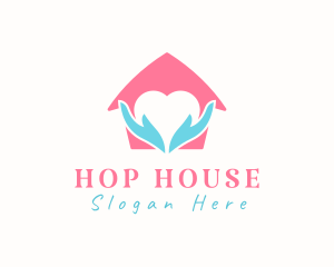 Heart House Care  logo design