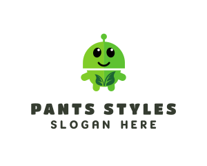 Organic Vegetarian Robot  logo