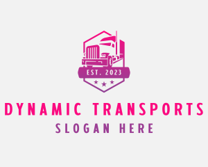 Delivery Trucking Transport logo design