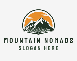 Mountain Travel Nature logo design