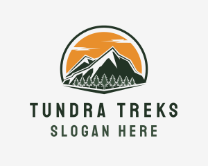 Mountain Travel Nature logo design