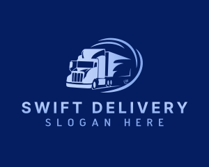 Delivery Courier Transportation logo design