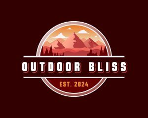 Mountain Adventure Camping logo design