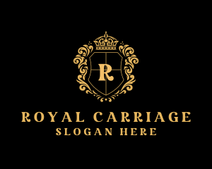 Royal Crown Shield  logo design