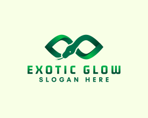 Green Infinity Snake logo