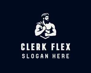 Strong Gym Trainer logo design