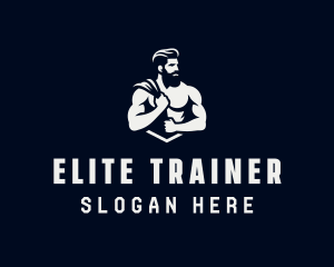 Strong Gym Trainer logo design