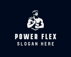 Strong Gym Trainer logo design