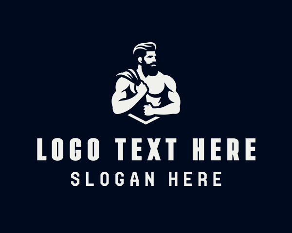 Bodybuilding logo example 1