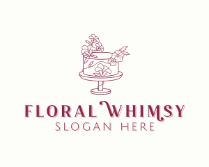 Floral Dessert Cake logo