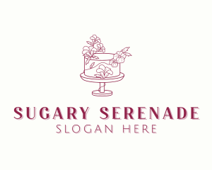Floral Dessert Cake logo
