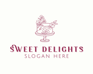 Floral Dessert Cake logo