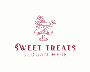 Floral Dessert Cake logo