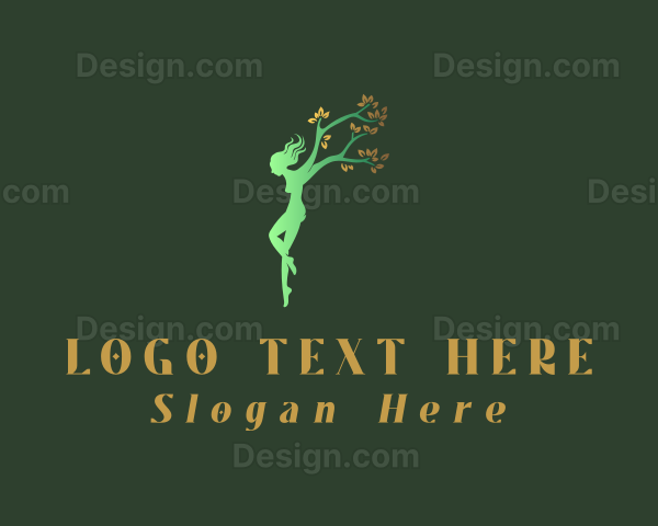 Green Tree Woman Logo