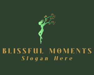 Green Tree Woman Logo