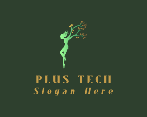 Green Tree Woman Logo