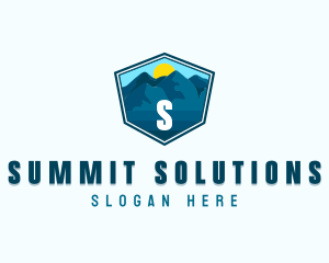 Mountain Summit Adventure logo design