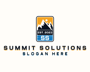 Mountain Summit Trekking logo design