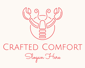 Red Lobster Claws logo design