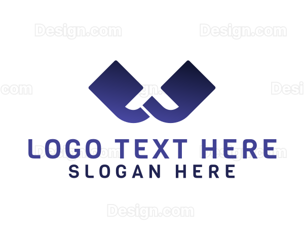 Quote Letter W Logo