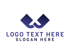 Editorial - Quote Letter W logo design