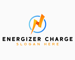 Electric Lightning Bolt logo design