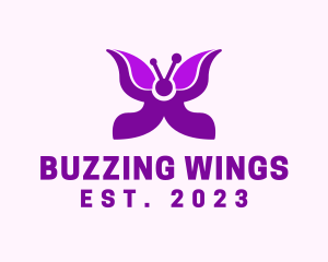 Insect Butterfly Wings logo design