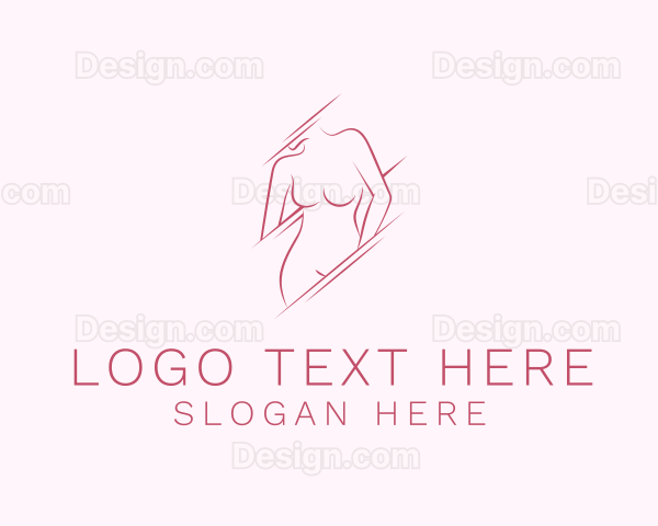 Naked Woman Body Logo