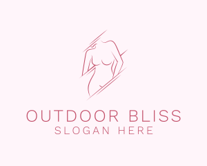 Naked Woman Body Logo