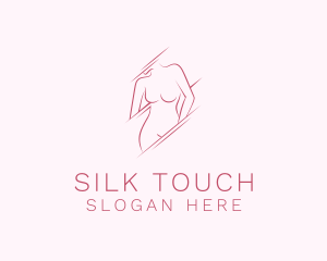 Naked Woman Body logo design