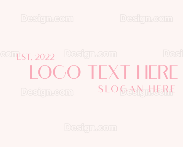 Feminine Beauty Salon Logo