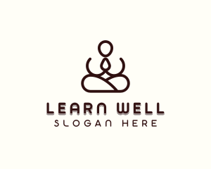 Meditation Yoga Wellness logo design