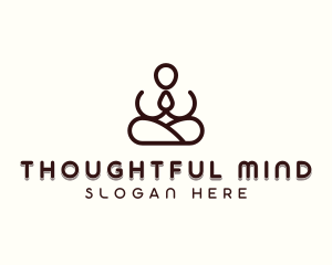 Meditation Yoga Wellness logo design