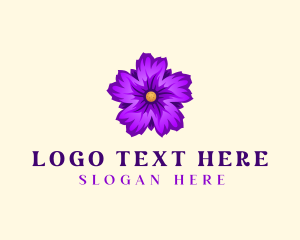 Natural Flower Bloom Logo