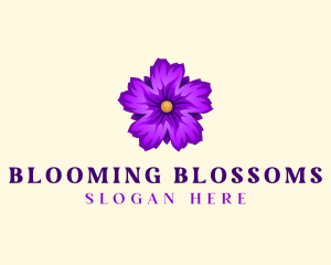 Natural Flower Bloom logo design