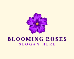 Natural Flower Bloom logo design